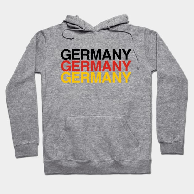 GERMANY Flag Hoodie by eyesblau